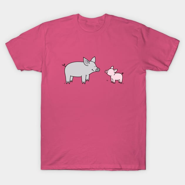 Pigs in a blanket T-Shirt by Otterlyalice